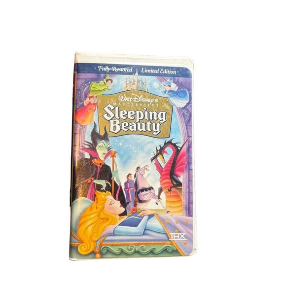 Walt Disney Masterpiece Sleeping Beauty VHS Fully Restored Limited Edition Comme - Picture 1 of 8